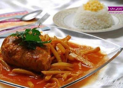 طرز تهیه خورش کنگر با مرغ